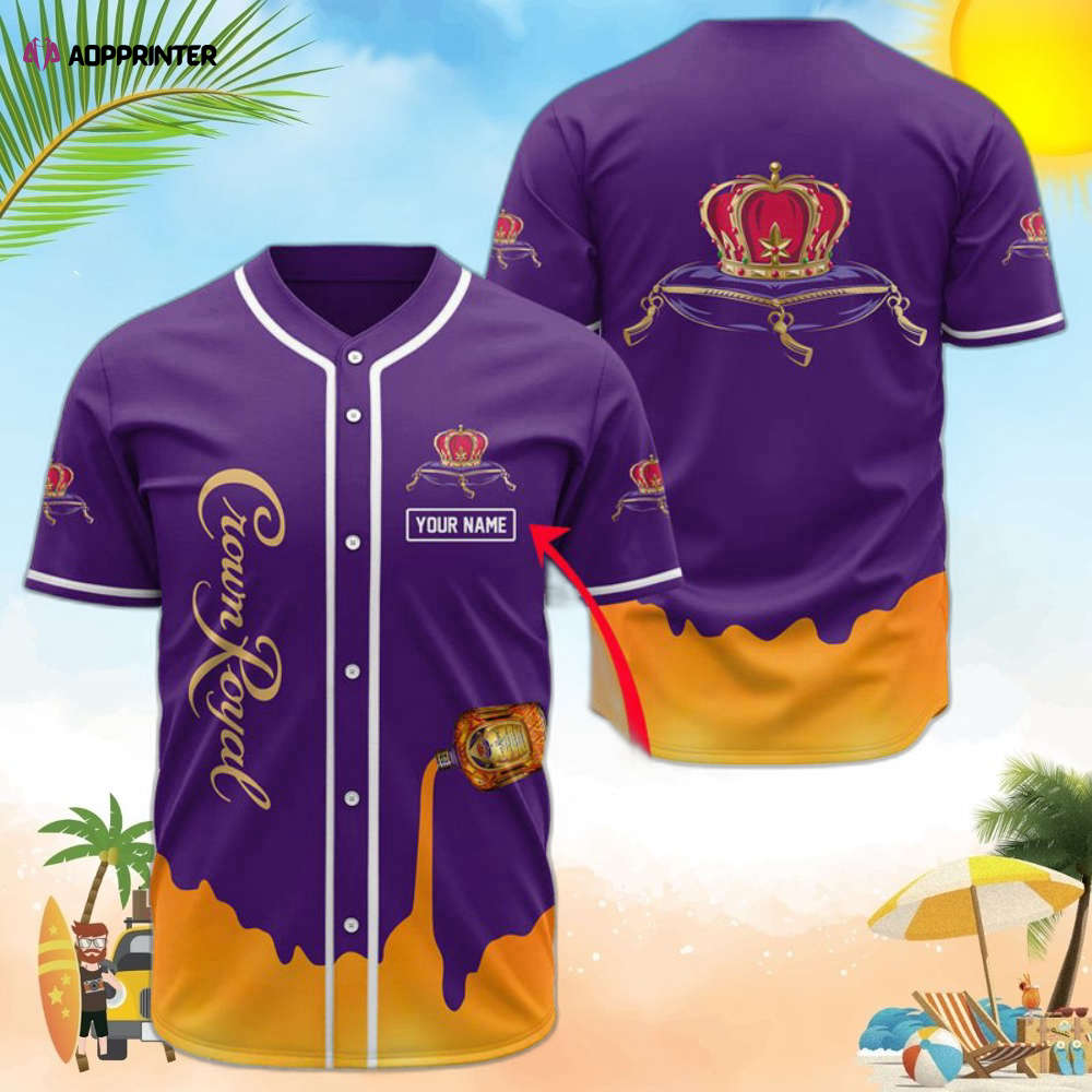 Personalized Crown Royal Whiskey 2k213 Baseball Jersey - Aopprinter T-Shirts, Hoodie, Sweatshirt | WearSparks.com (Image 1)