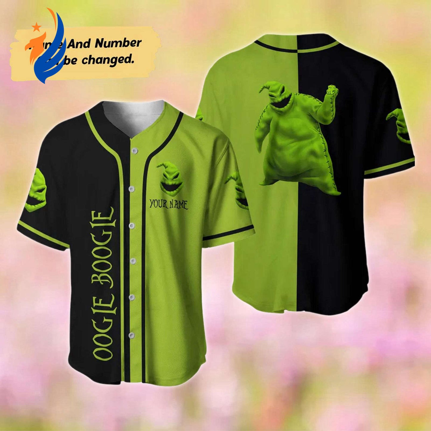 Spooktacular Personalized Halloween Oogie Boogie Baseball Jersey & Shirt: Nightmare Before Christmas Horror Shirt - Bafud