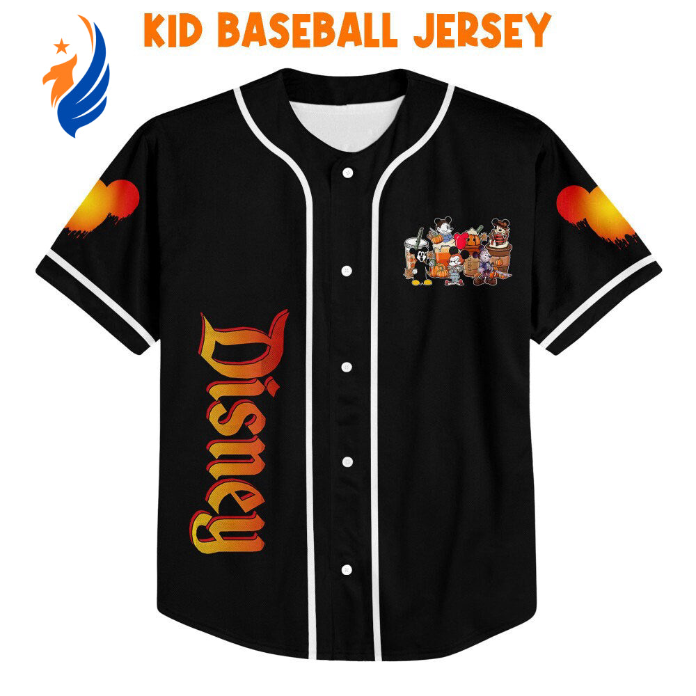 Disney Horror Mickey Mouse Killer Characters Baseball Jersey - Perfect Gifts for Fans & Sports Enthusiasts - Bafud