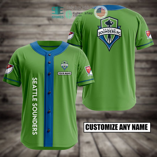 BEST Personalized Seattle Sounders Custom Baseball Shirt