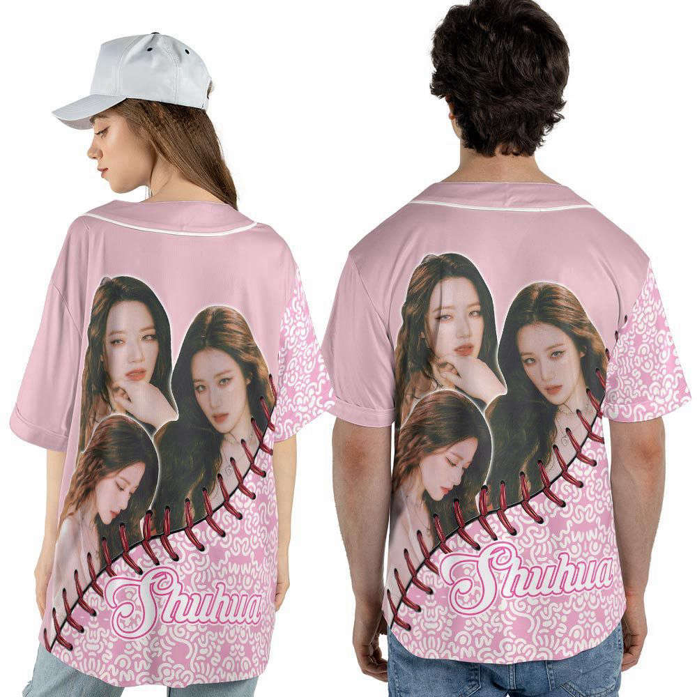 Personalized Shuhua Kpop Baseball Jersey For Men Women - lylyprint.com T-Shirts, Hoodie, Sweatshirt (Image 4)