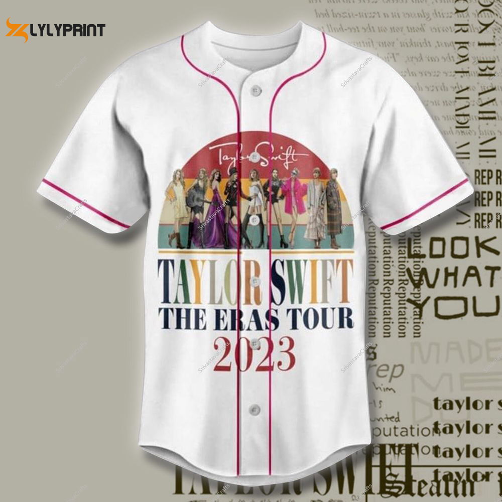 Personalized The Eras Tour Adult Baseball Jersey, taylor version Jersey - lylyprint.com