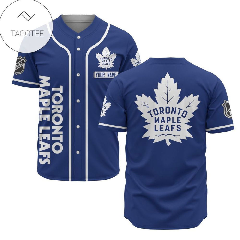 Personalized Toronto Maple Leafs Baseball Jersey Custom For Fans BJ0129 - lylyprint.com T-Shirts, Hoodie,... (Image 2)