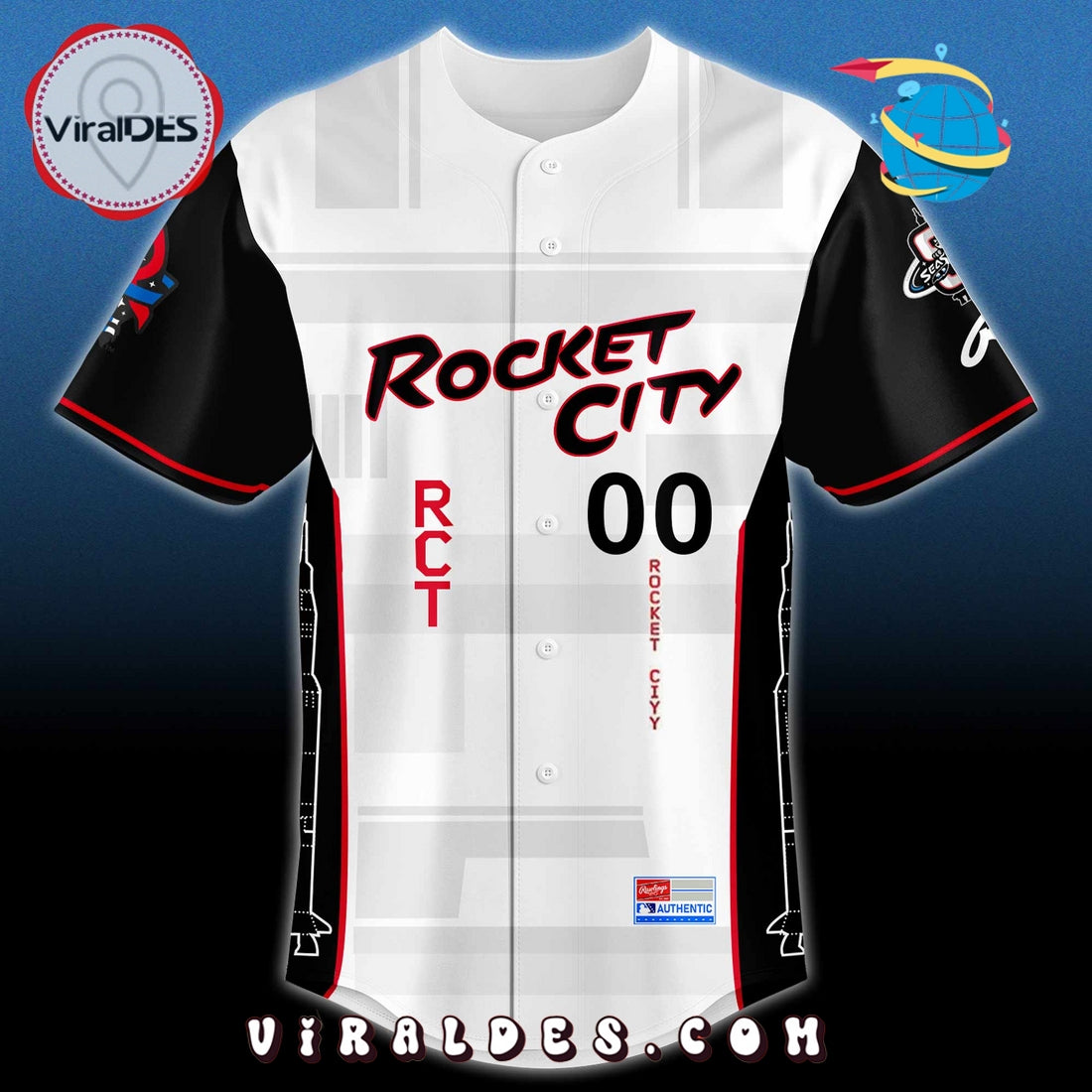 Personalized Trash Pandas x Space Night Baseball Jersey