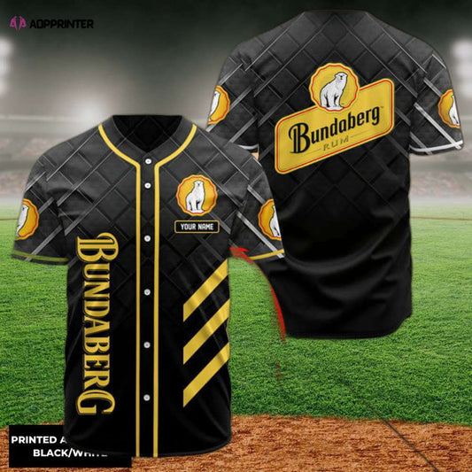 Personalized Vintage Bundaberg Baseball Jersey - Aopprinter