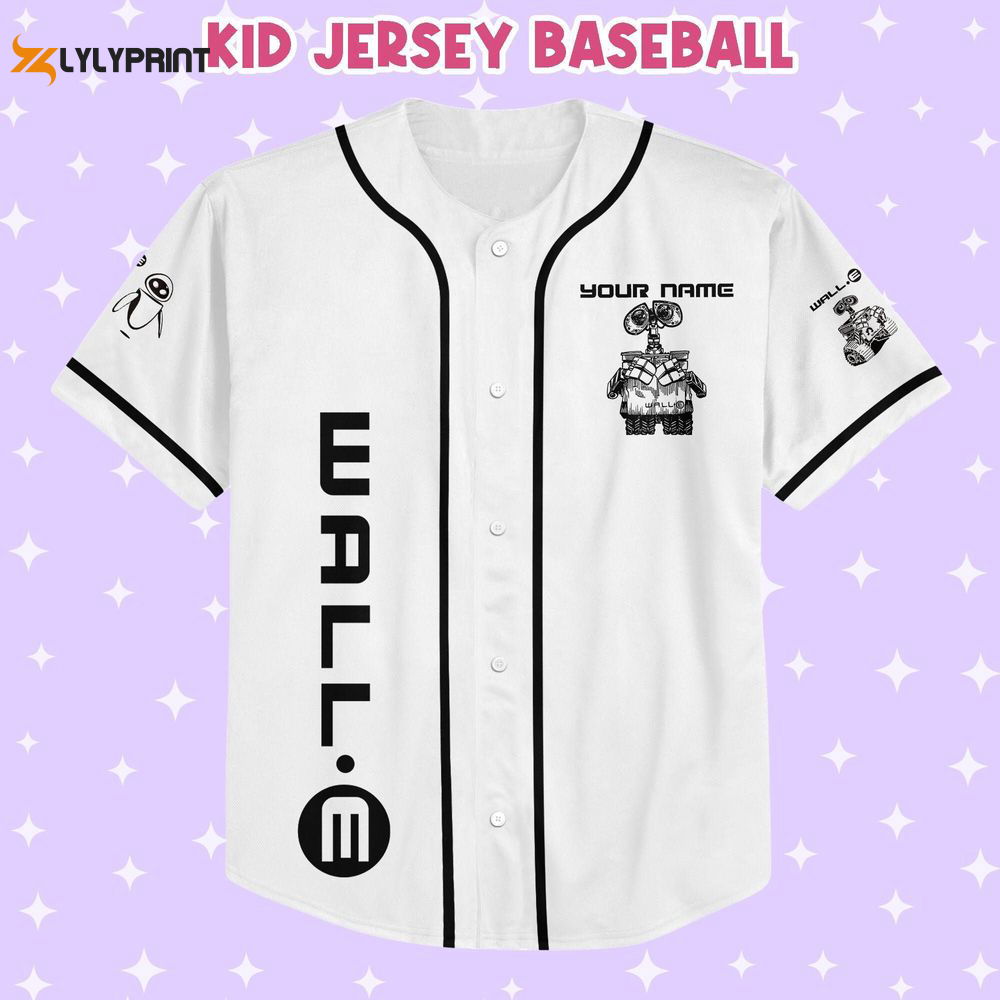 Personalized Wall E Eve Sketch Baseball Jersey - lylyprint.com T-Shirts, Hoodie, Sweatshirt | WearSparks.com (Image 1)