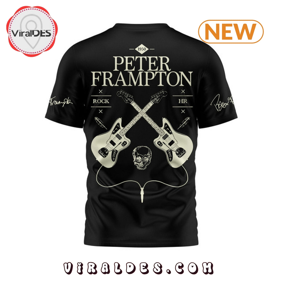Peter Frampton – Rock & Roll 2024 Black Shirt
