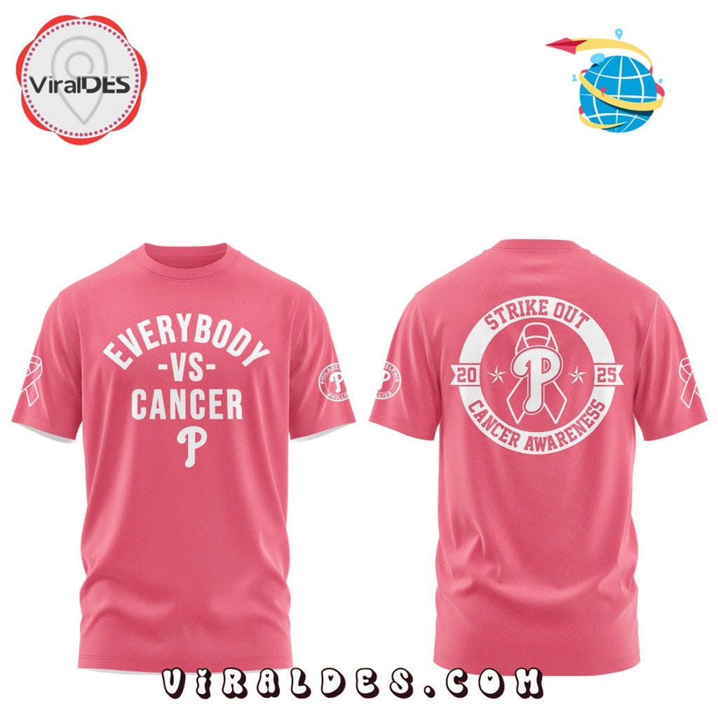 Philadelphia Phillies Cancer Awareness Day 2025 Hoodie