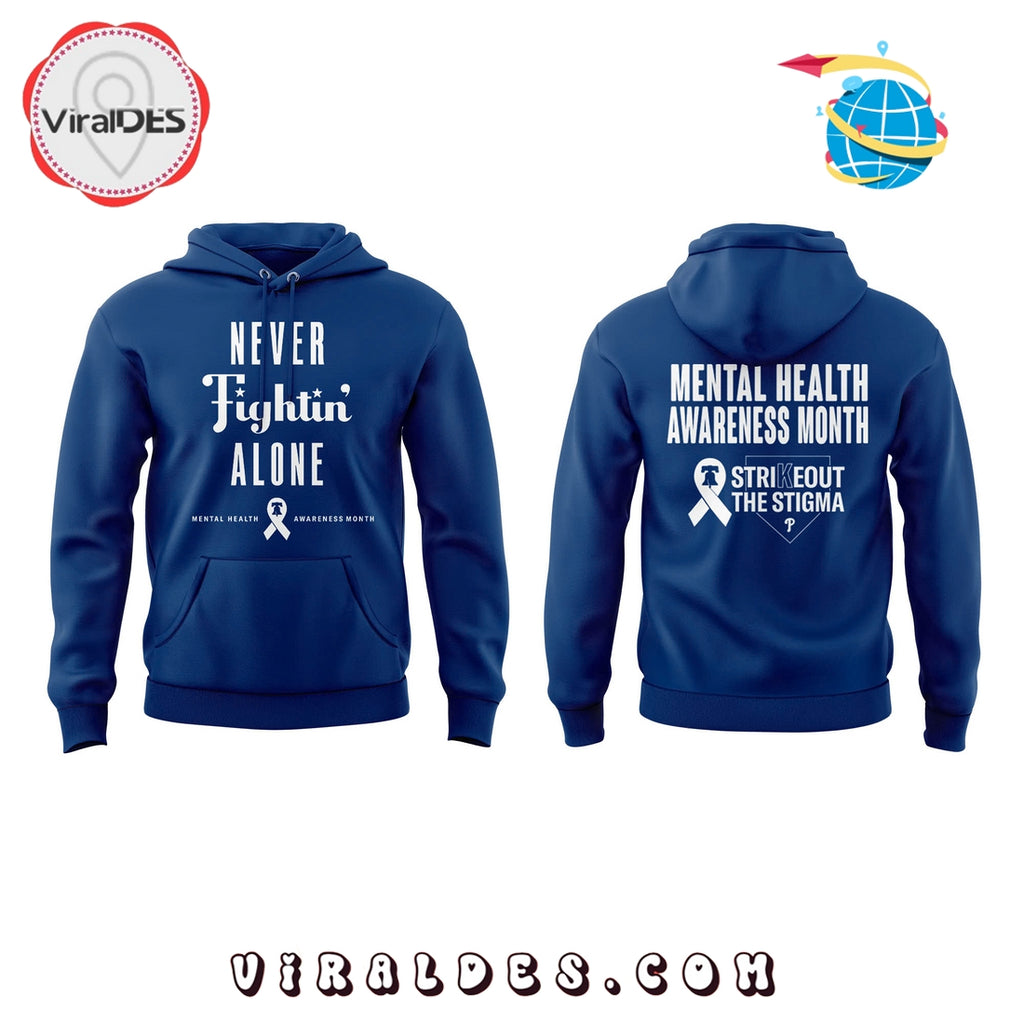 Philadelphia Phillies Mental Health Awareness Month Hoodie, Long Pants