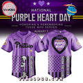 Philadelphia Phillies MLB x Purple Heart Day Baseball Jersey