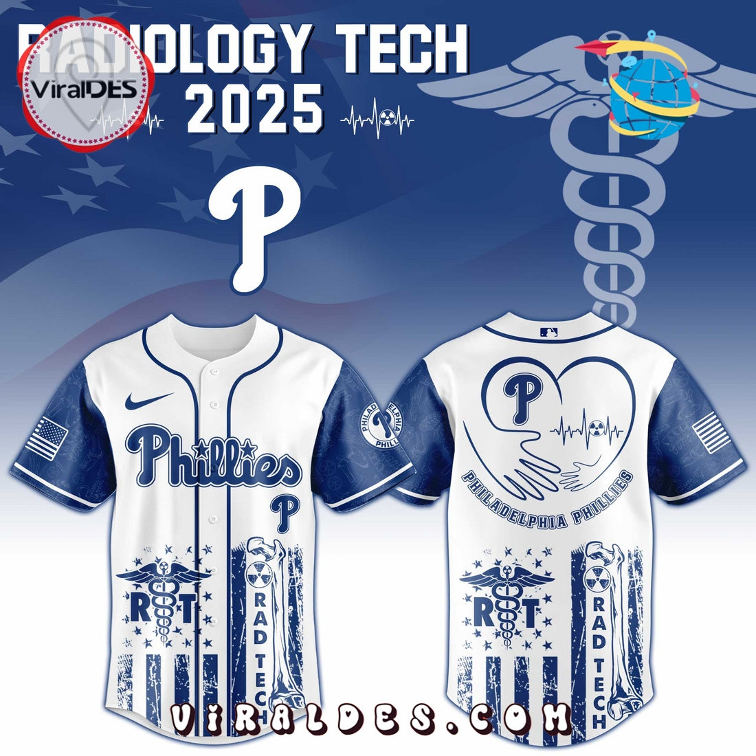 Philadelphia Phillies MLB x Radiology Tech Night 2025 Jersey
