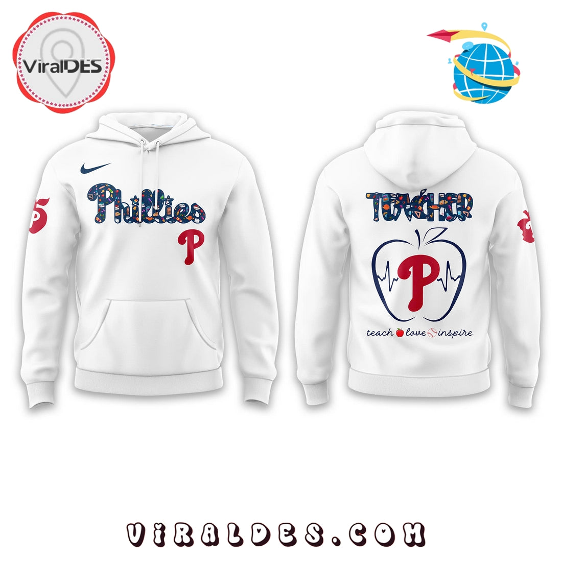 Philadelphia Phillies Teacher Appreciation Night Hoodie, Long Pants