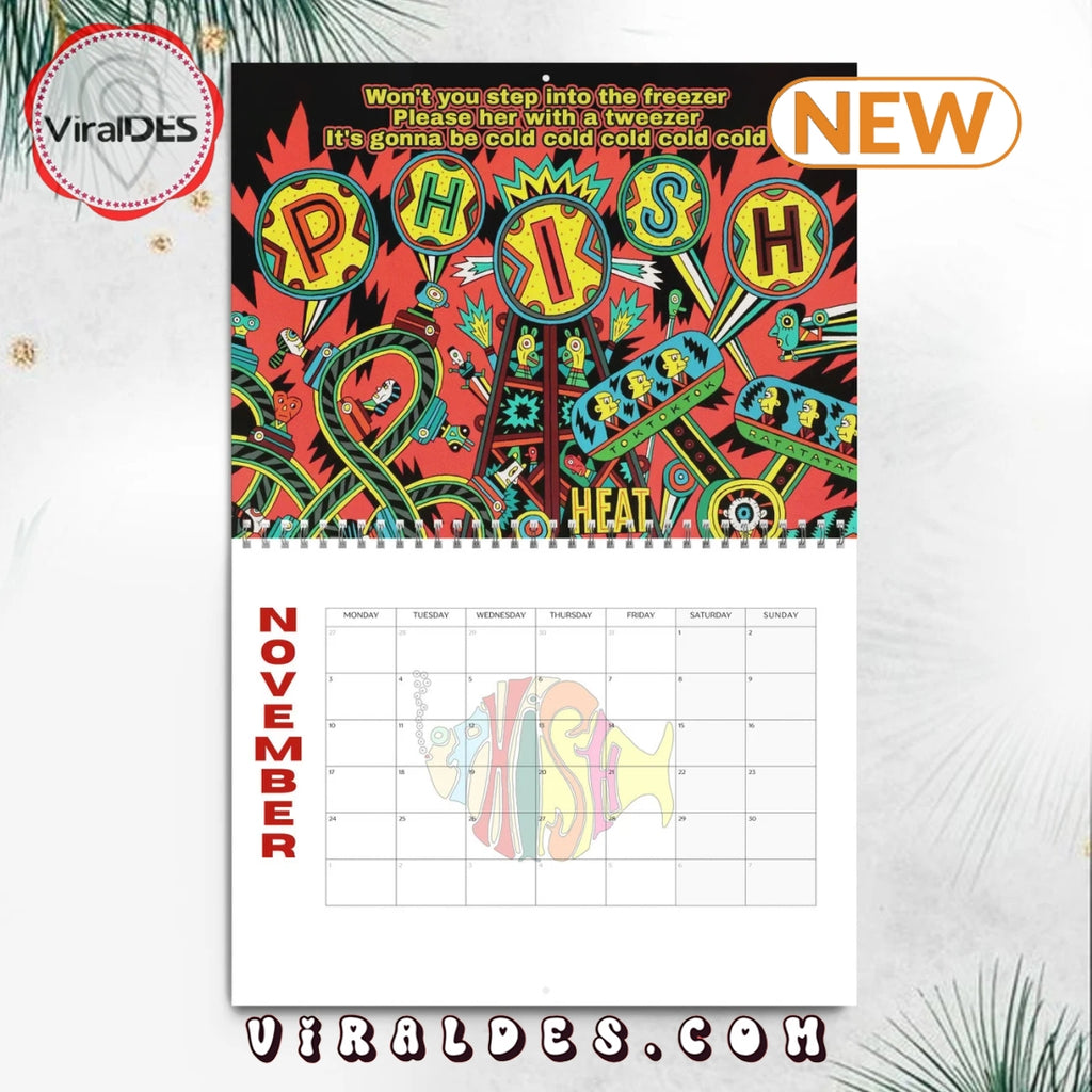 Phish 2025 Happy New Year Calendar