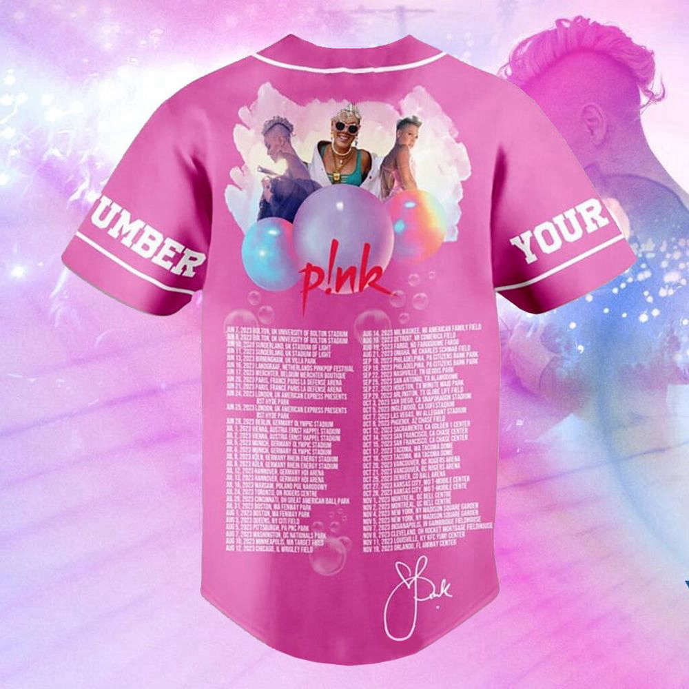 Pink Summer Carnival 2023 Personalized Adult Baseball Jersey For Men Women - lylyprint.com