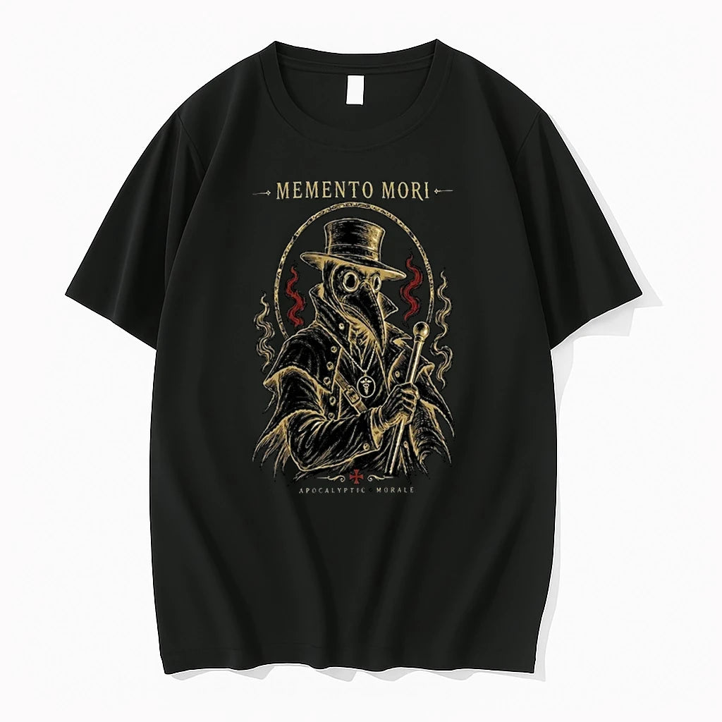 Plague Doctor Memento Mori Apocalyptic Morale 0 Tshirts Sweater