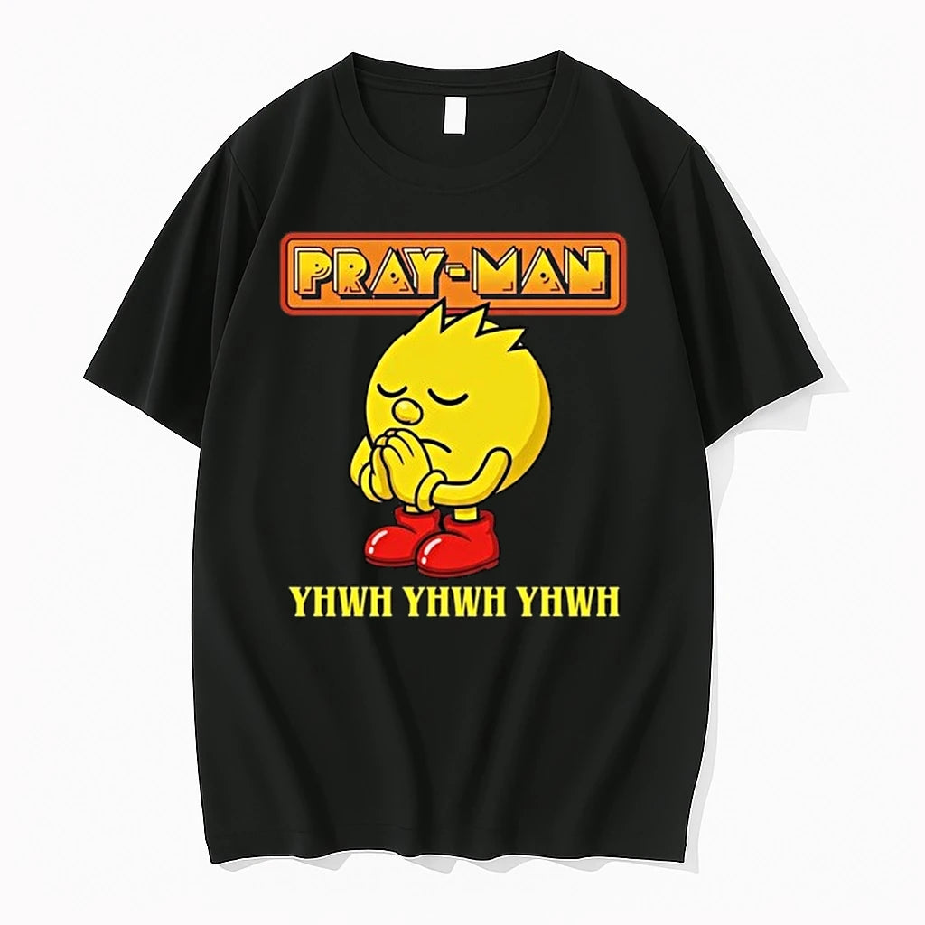 Pray Man Yhwh Pac Man Religious Parody 0 Tshirts Sweater