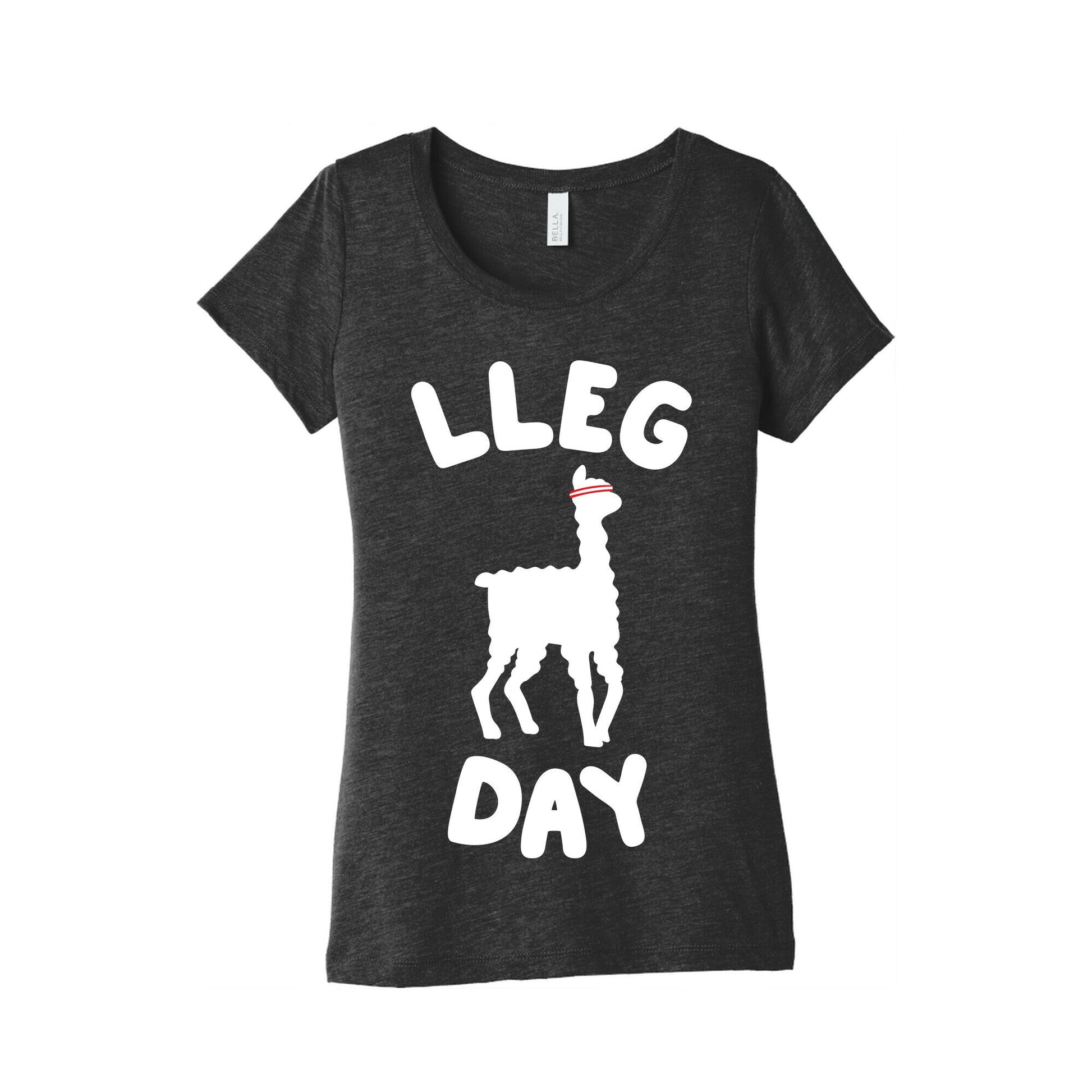 Lleg Day Llama Women's Triblend Tee