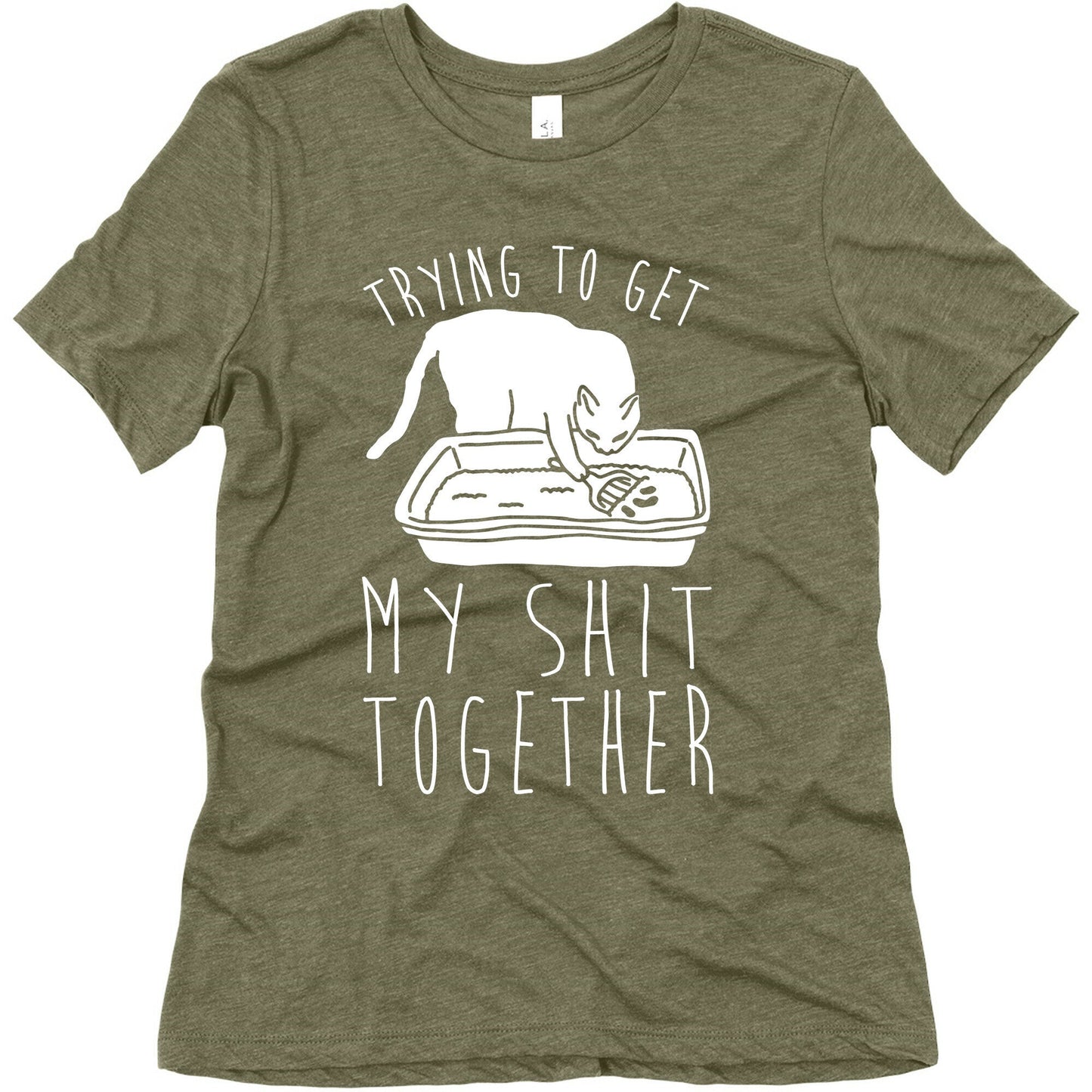 Trying To Get My Shit Together Women's Triblend Tee