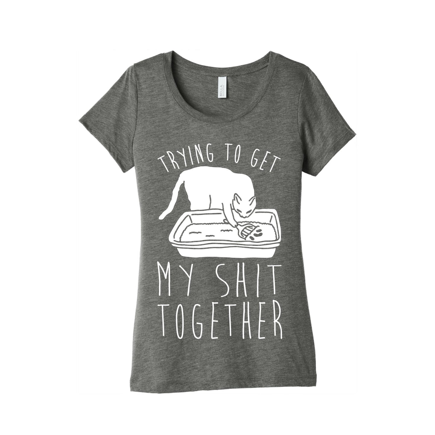 Trying To Get My Shit Together Women's Triblend Tee