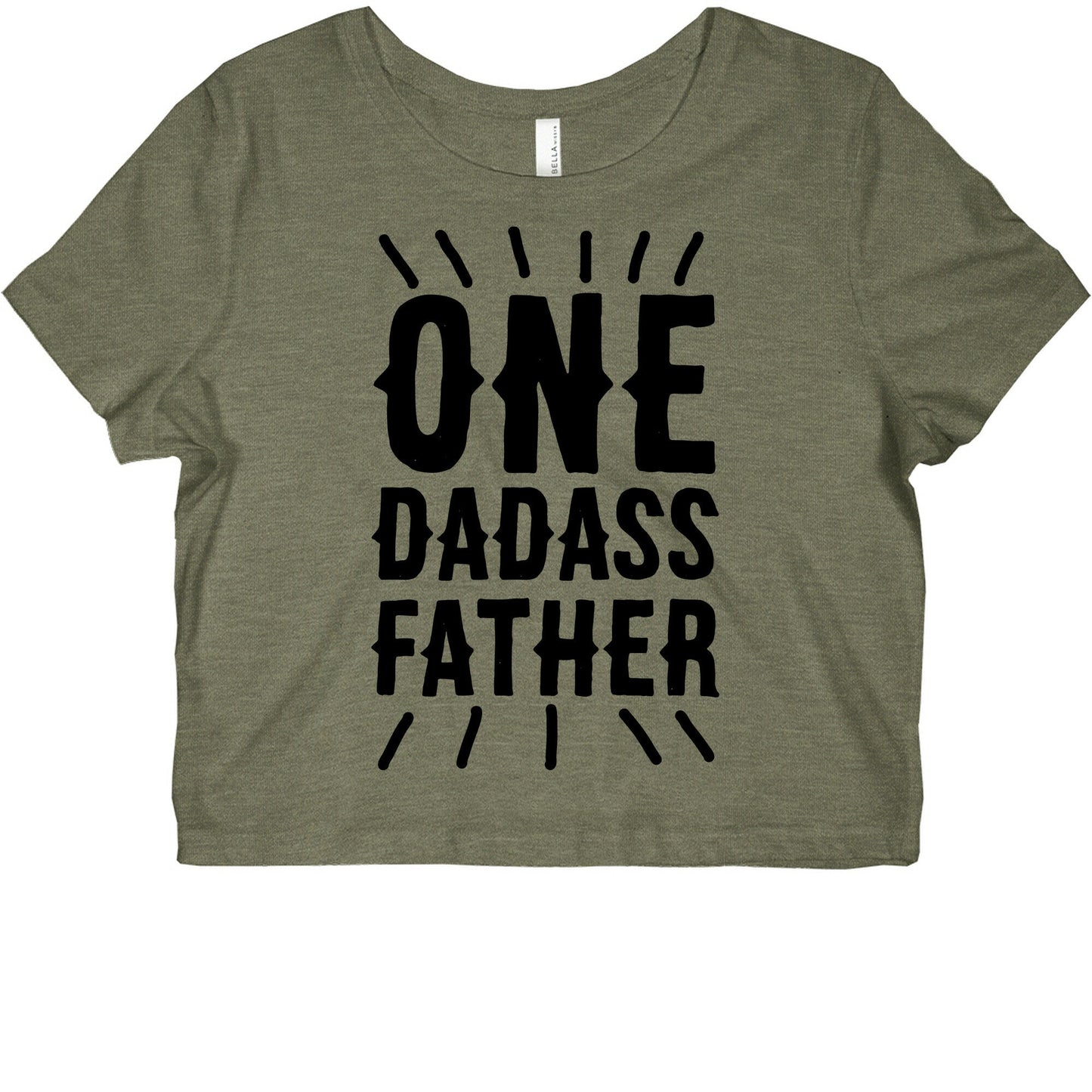 One Dadass Father Graphic Baby Tee