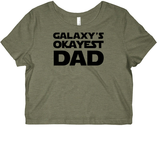 Galaxy's Okayest Dad Graphic Baby Tee