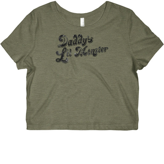 Daddy's Lil Monster Graphic Baby Tee