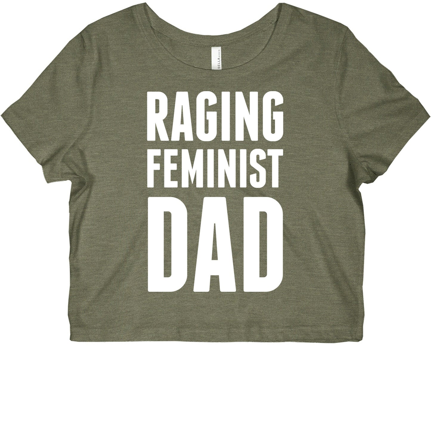 Raging Feminist Dad Graphic Baby Tee