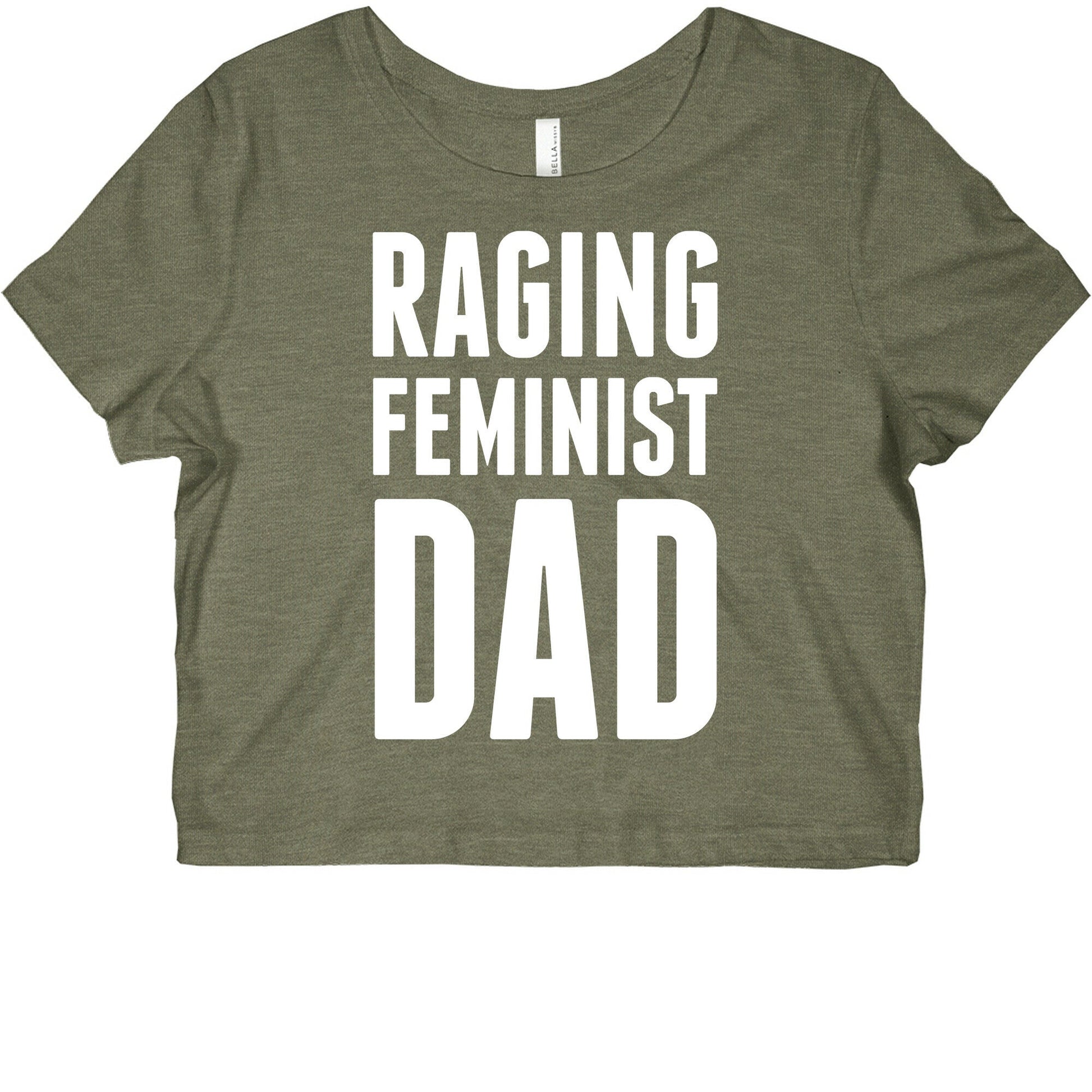Raging Feminist Dad Graphic Baby Tee