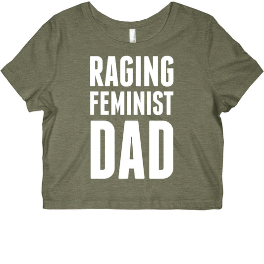 Raging Feminist Dad Graphic Baby Tee