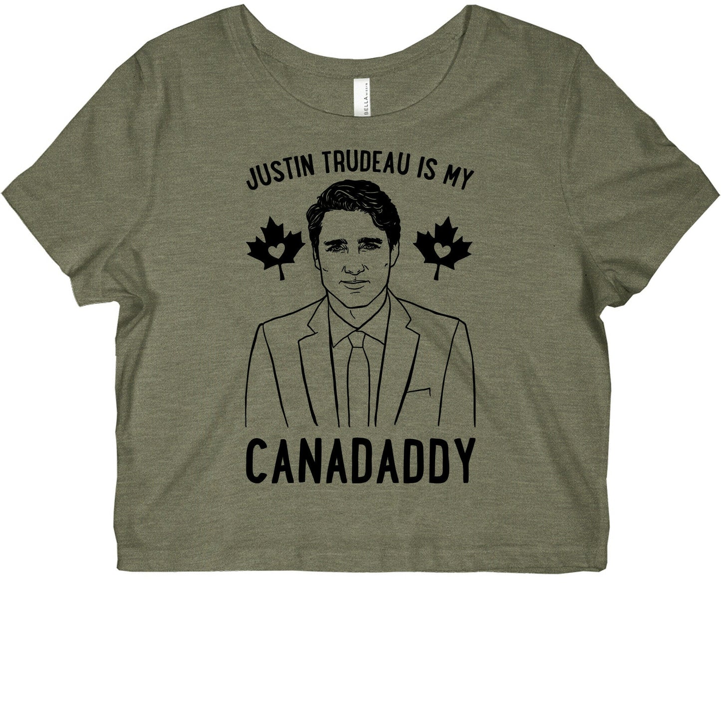 Justin Trudeau Is My Canadaddy Parody  Graphic Baby Tee