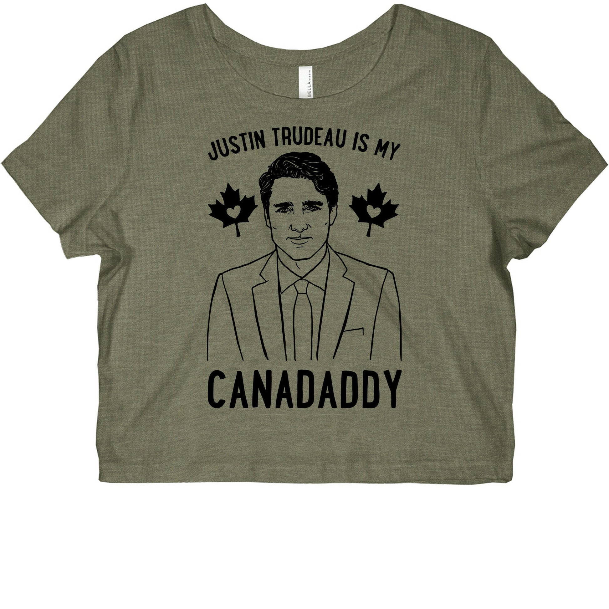 Justin Trudeau Is My Canadaddy Parody  Graphic Baby Tee