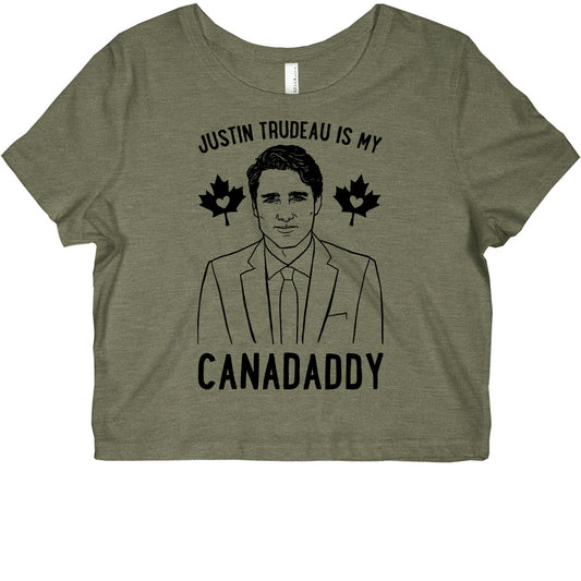 Justin Trudeau Is My Canadaddy Parody  Graphic Baby Tee