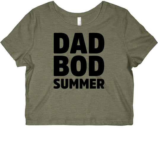 Dad Bod Summer Parody Graphic Baby Tee