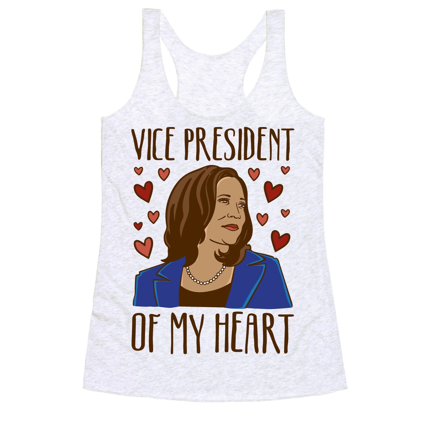 Vice President of My Heart  Racerback Tank