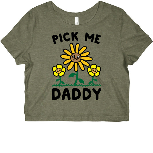 Pick Me Daddy Graphic Baby Tee