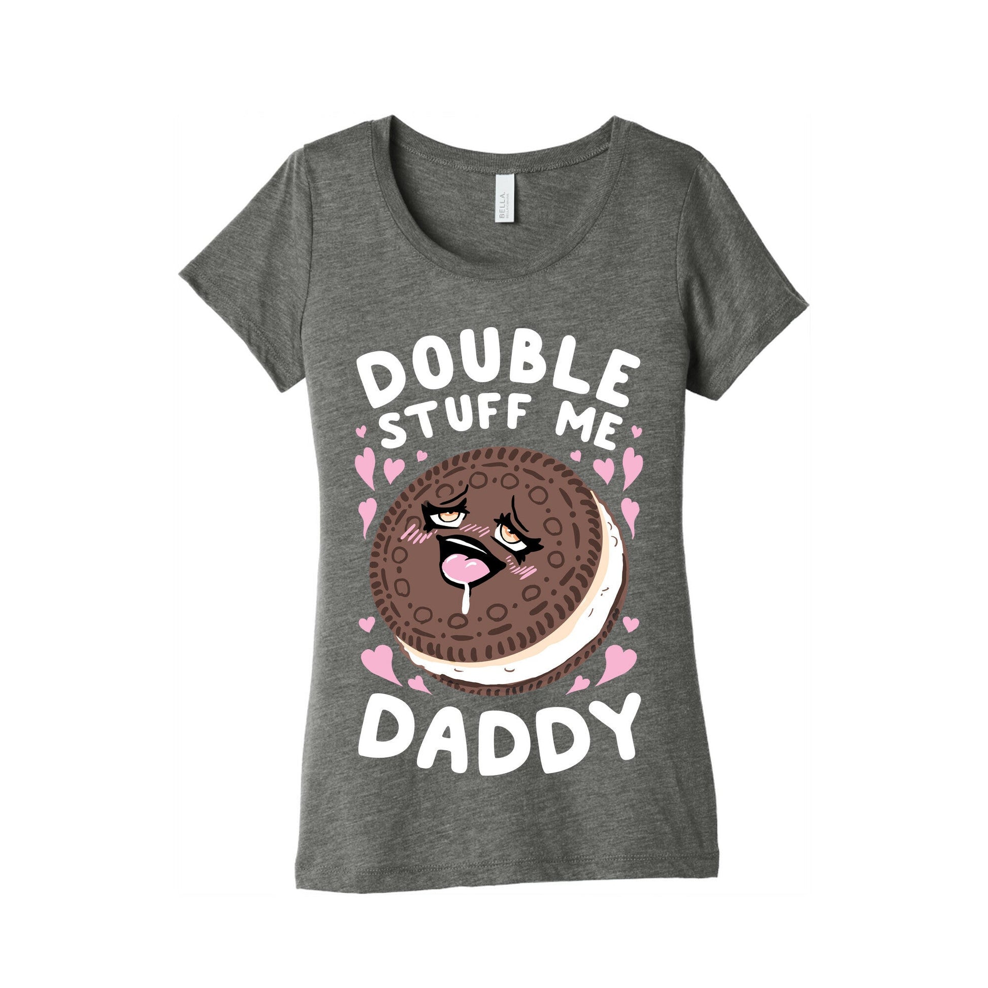 Double Stuff Me Daddy Women's Triblend Tee