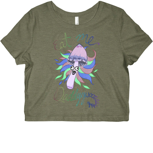 Eat Me Daddy Psychedelic Shroom Graphic Baby Tee