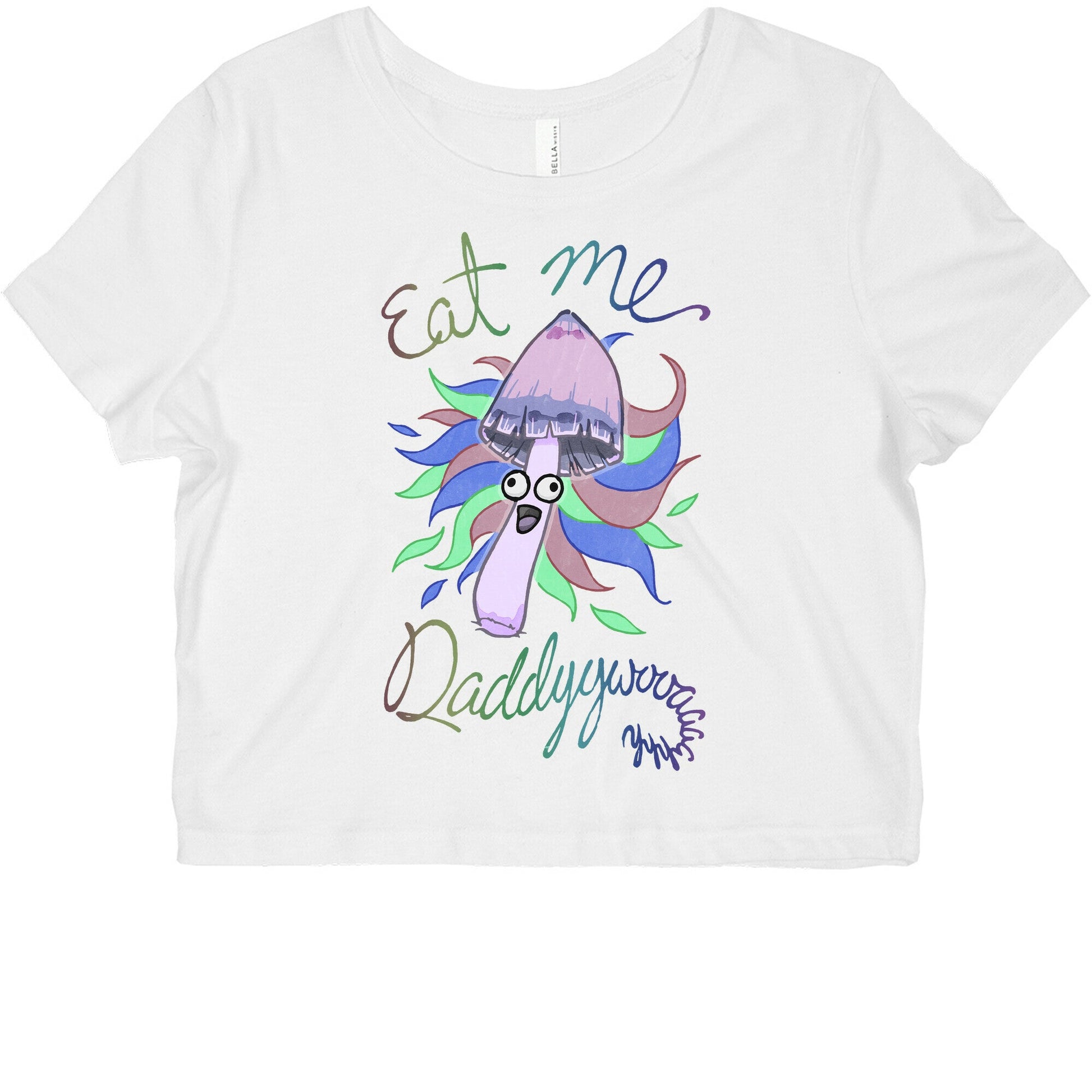 Eat Me Daddy Psychedelic Shroom Graphic Baby Tee