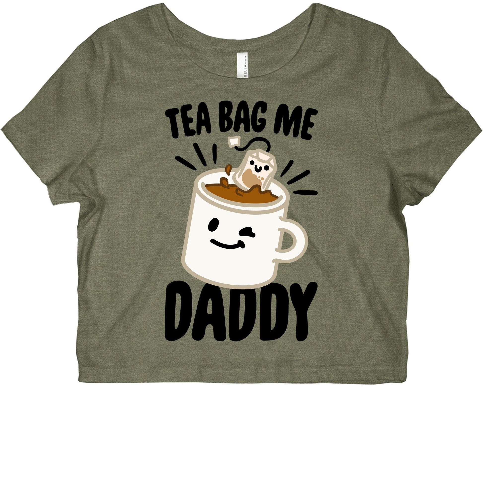 Tea Bag Me Daddy Graphic Baby Tee