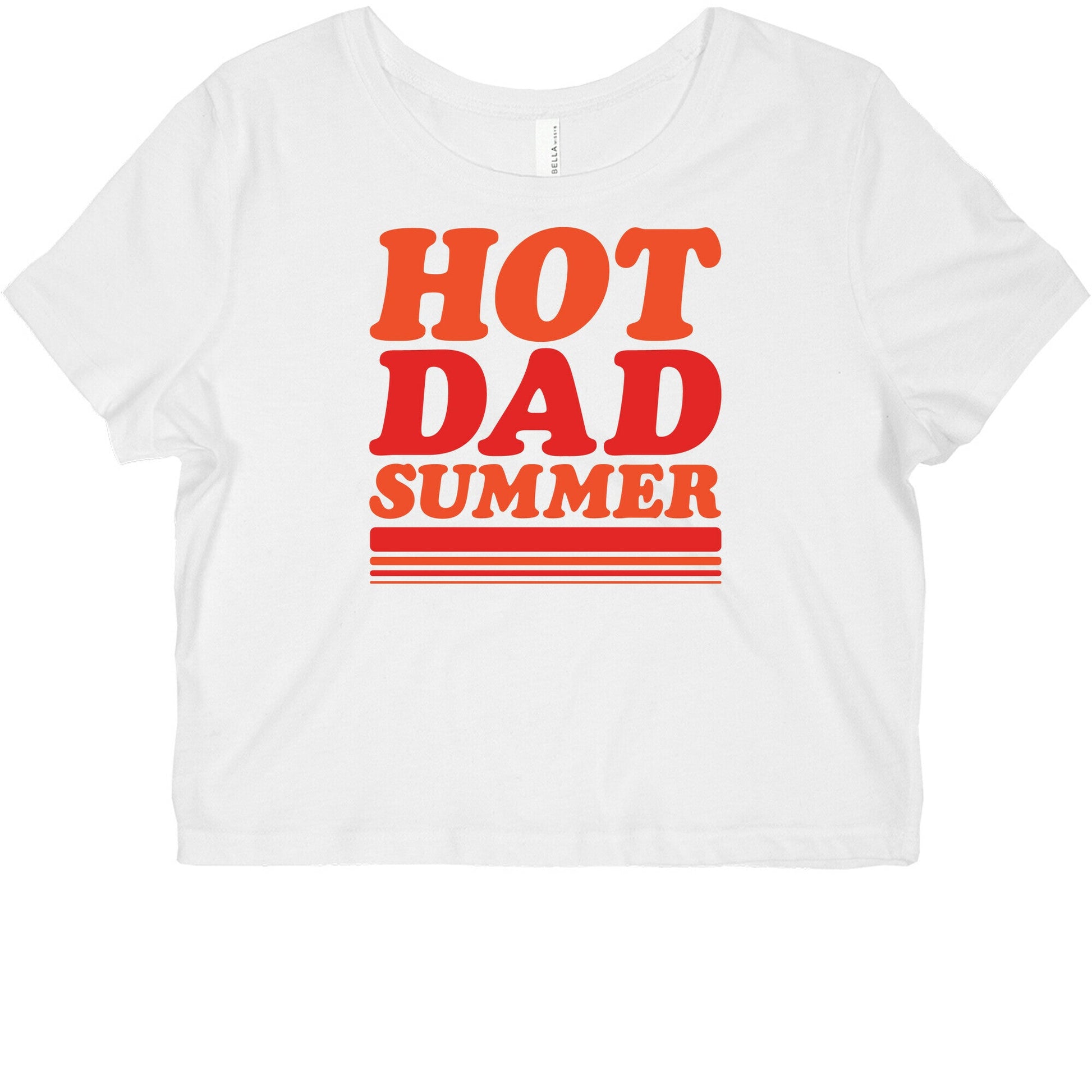 Hot Dad Summer Parody Graphic Baby Tee