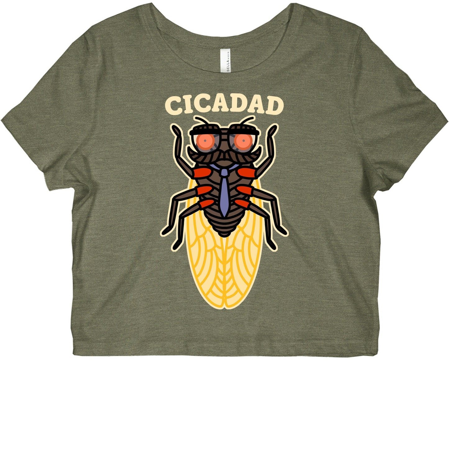CicaDad Dad Cicada Graphic Baby Tee
