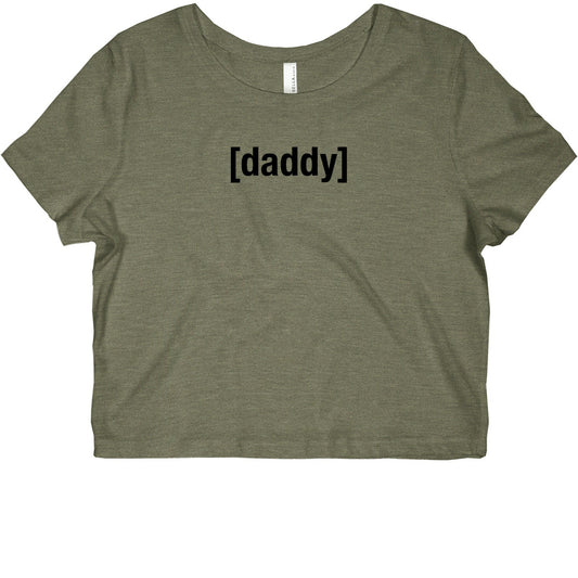 [Daddy] Shirt (black) Graphic Baby Tee