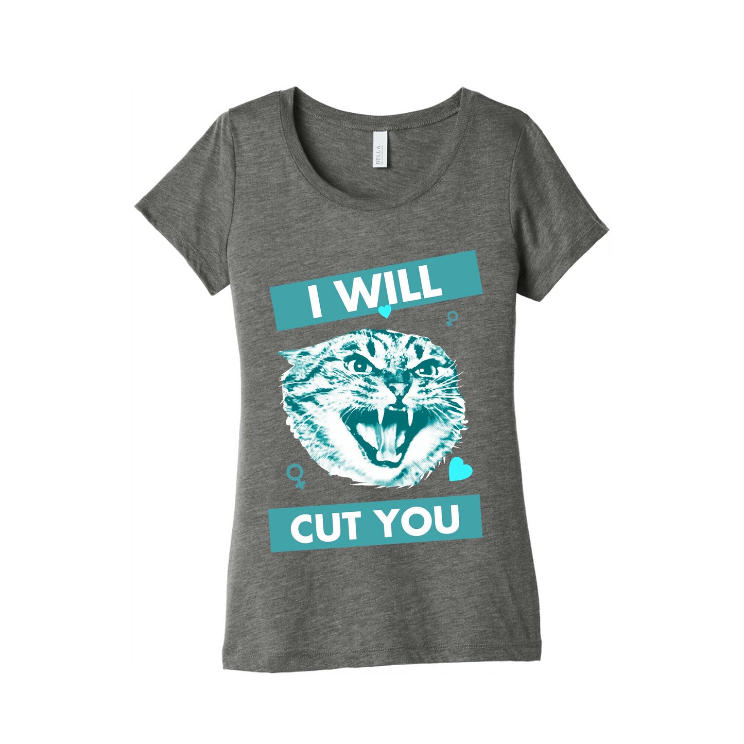 I Will Cut You Women's Triblend Tee
