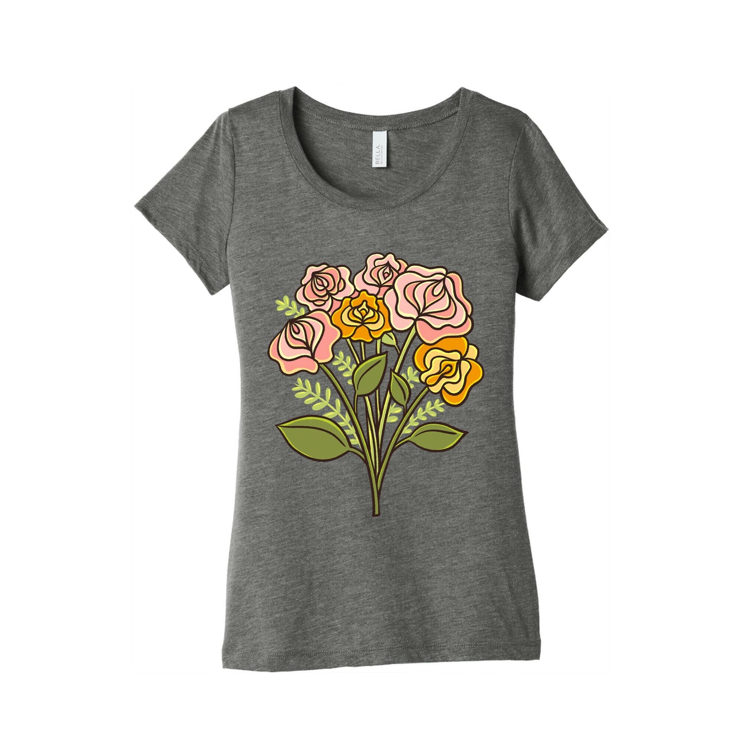 Vulva Bouquet Women's Triblend Tee