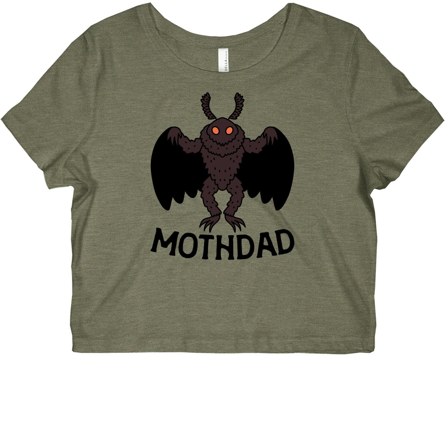 Mothdad Mothman Dad Graphic Baby Tee
