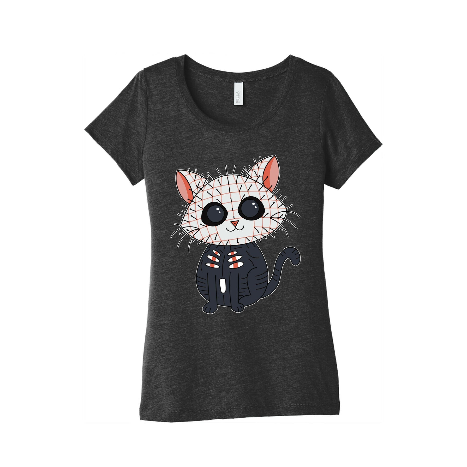 Hellraiser Pinhead Kitten Women's Triblend Tee