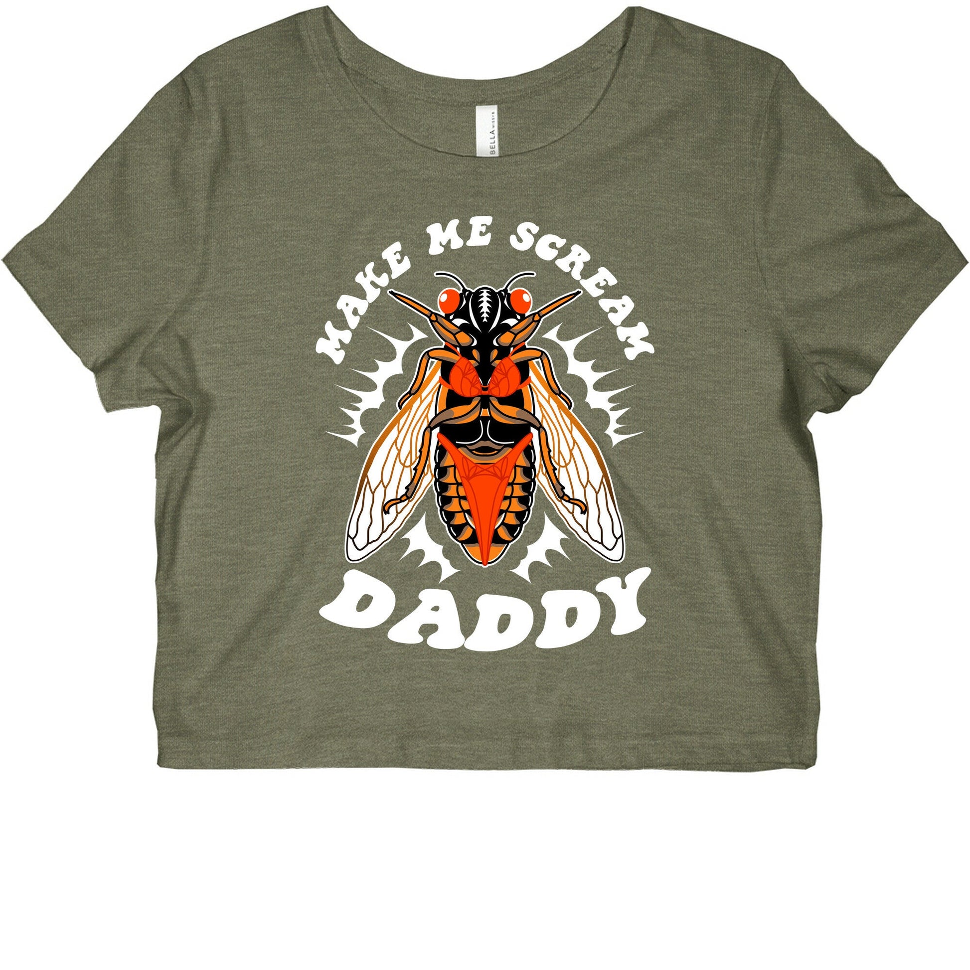 Make Me Scream Daddy Cicada  Graphic Baby Tee