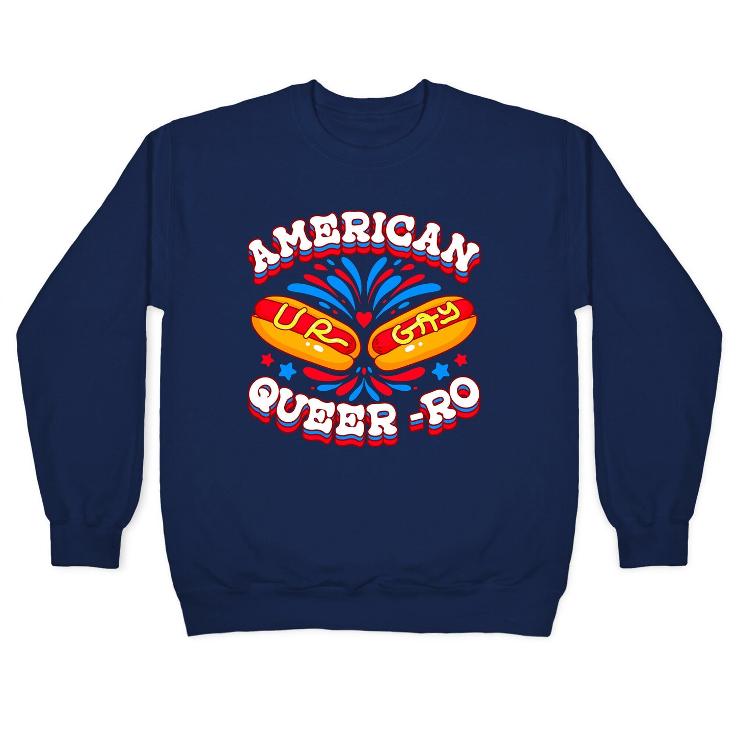 America Queer-Ro Crewneck Sweatshirt