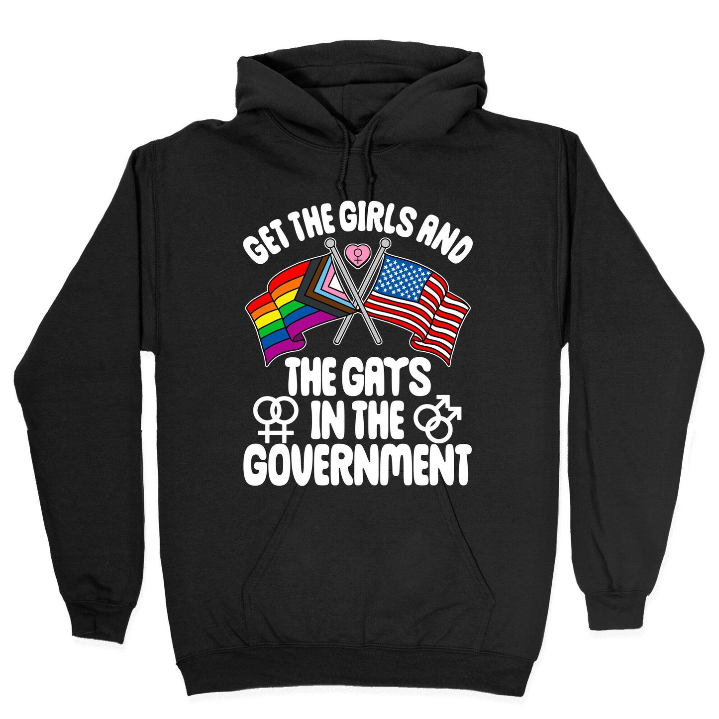 Get The Girls and The Gays In The Government Hoodie