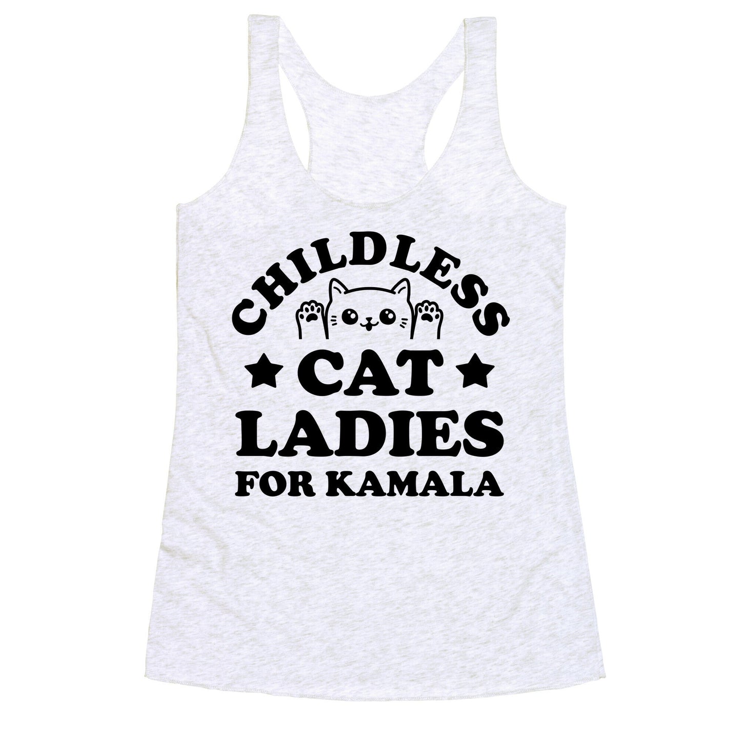 Childless Cat Ladies for Kamala Racerback Tank